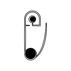 Poster - diaper pin icon. Element of maternity for mobile concept and web apps icon. Glyph, flat icon for website design and development, app development