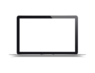 Aufkleber - Realistic laptop. Laptop layout.