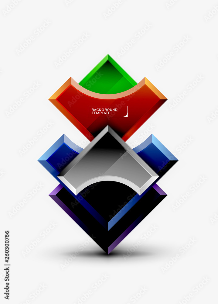 Modern geometrical abstract background