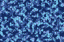 Blue And Gray Camouflage Pattern Blackground.