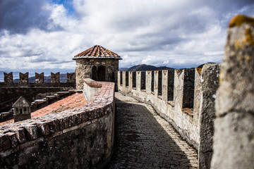 on the walls of the Malaspina Castle