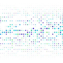 Blue And Green Dots On White Background   