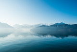 Fototapeta Tulipany - Lake of Lucerne. Weggis. Switzerland