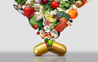 Wall Mural - Vitamin Dietary Supplement