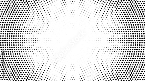 Halftone dotted background. Halftone effect vector pattern. Circle dots isola...