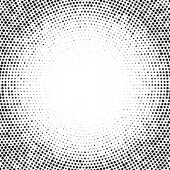 Wall Mural - Halftone abstract dotted backgrounds for your design. Halftone effect vector pattern. Circle dots isolated on the white background.Circular gradient texture.