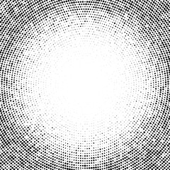 Wall Mural - Halftone abstract dotted backgrounds for your design. Halftone effect vector pattern. Circle dots isolated on the white background.Circular gradient texture.