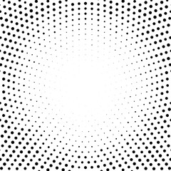 Wall Mural - Halftone abstract dotted backgrounds for your design. Halftone effect vector pattern. Circle dots isolated on the white background.Circular gradient texture.