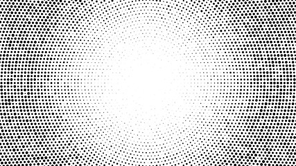 Wall Mural - halftone dotted background. halftone effect vector pattern. circle dots isolated on the white backgr