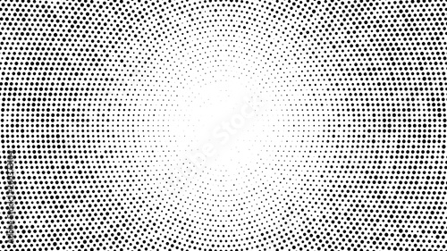 Halftone dotted background. Halftone effect vector pattern. Circle dots isola...