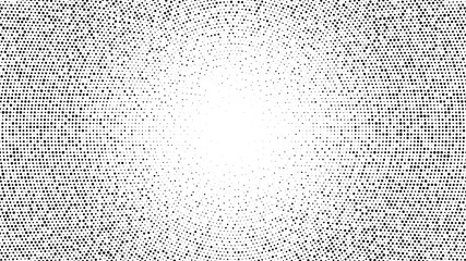 Wall Mural - Halftone dotted background. Halftone effect vector pattern. Circle dots isolated on the white background.