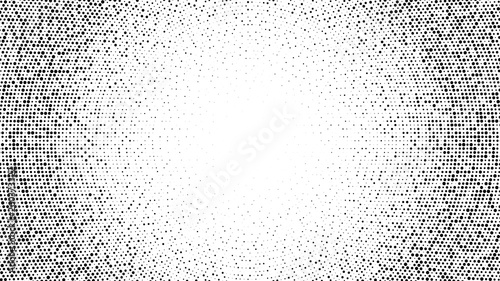 Halftone dotted background. Halftone effect vector pattern. Circle dots isola...