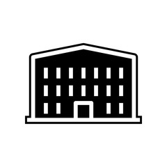 Poster - school icon. Element of Buildings for mobile concept and web apps icon. Glyph, flat icon for website design and development, app development