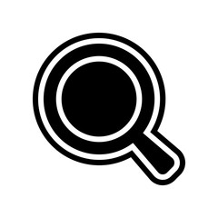 Poster - magnifier icon. Element of Science for mobile concept and web apps icon. Glyph, flat icon for website design and development, app development