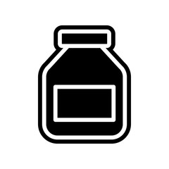 Aufkleber - capsule medication icon. Element of Science for mobile concept and web apps icon. Glyph, flat icon for website design and development, app development