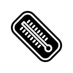 Aufkleber - mercury thermometer icon. Element of Science for mobile concept and web apps icon. Glyph, flat icon for website design and development, app development