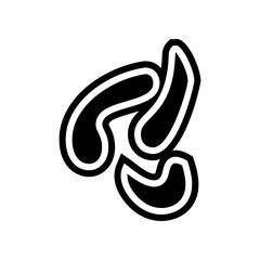 Poster - larvae icon. Element of Science for mobile concept and web apps icon. Glyph, flat icon for website design and development, app development