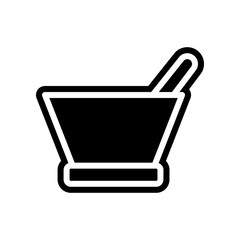 Aufkleber - grinder for spices icon. Element of Science for mobile concept and web apps icon. Glyph, flat icon for website design and development, app development