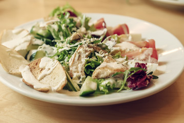 Wall Mural - Salad with chiken