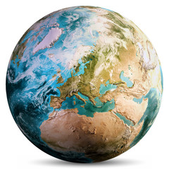 Planet Earth globe