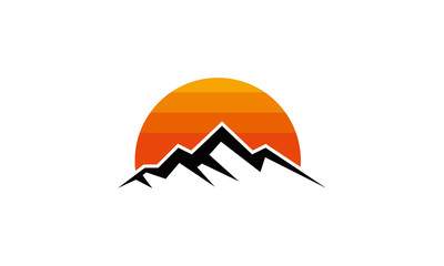 Sticker - beauty mountain logo