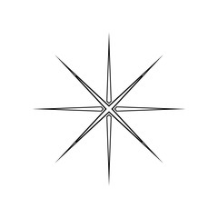 Poster - star  icon. Element of Stars for mobile concept and web apps icon. Outline, thin line icon for website design and development, app development