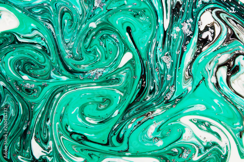 Beautiful abstract painting is a painting technique Ebru .Turkish Ebru style ...