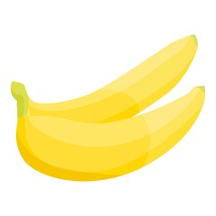 Wall Mural - Banana branch icon. Isometric of banana branch vector icon for web design isolated on white background