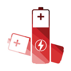 Wall Mural - Electric battery icon