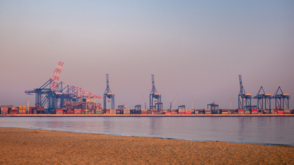 DCT Gdansk, Poland. Container facility. Deep water terminal.