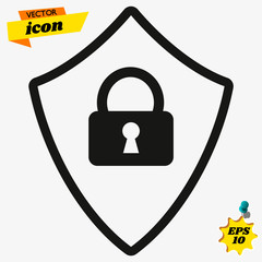 Poster - abstract security icon vector