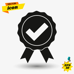 Aufkleber - approved icon vector