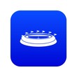 Stadium icon digital blue for any design isolated on white vector illustration