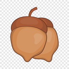 Wall Mural - Acorns icon in cartoon style isolated on background for any web design 