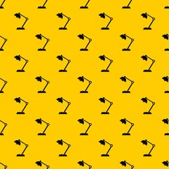 Poster - Desk lamp pattern seamless vector repeat geometric yellow for any design