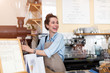 © pikselstock - Woman working in coffee shop