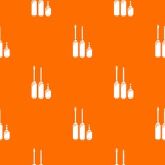 Poster - Screwdriver pattern vector orange for any web design best
