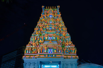 Wall Mural - Gopuram of Sri Srinivasa Perumal Temple