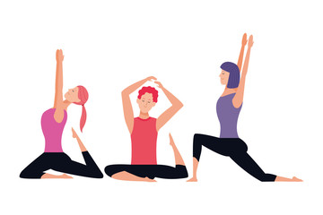 people yoga poses