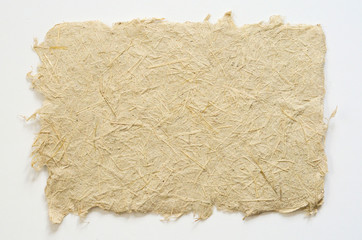 Tan, Natural Texture Handmade Paper