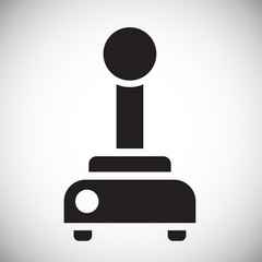 Poster - Gaming icon on background for graphic and web design. Simple vector sign. Internet concept symbol for website button or mobile app.