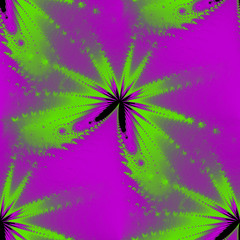 Fototapete - Seamless abstract pattern fractal star background. Computer generated fractal. Modern futuristic pattern. Fractal graphics for creative graphic design. Modern futuristic pattern.