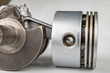 © Piotr - Piston and connecting rod of a small combustion engine. Components needed for mounting a high-power generator.