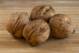 Fototapeta  - Heap of walnuts