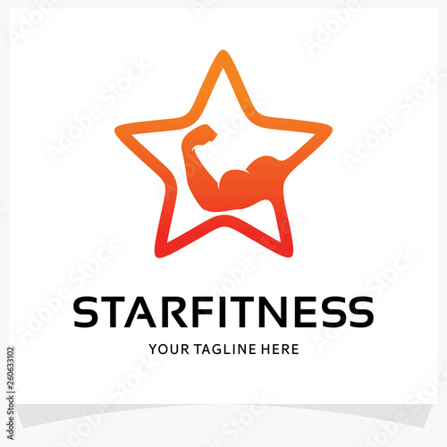 Star Fitness Logo Design Template Inspiration Buy This Stock