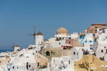 View at windmill in Oia