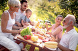 © ivanko80 - Family have lunch at summer party
