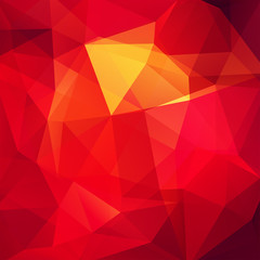 Wall Mural - Red polygonal vector background. Can be used in cover design, book design, website background. Vector illustration