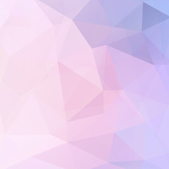 Wall Mural - Polygonal vector background. Can be used in cover design, book design, website background. Vector illustration. Pastel pink, violet colors.