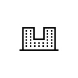Fototapeta  - Building icon. Element of building icon. Thin line icon for website design and development, app development. Premium icon